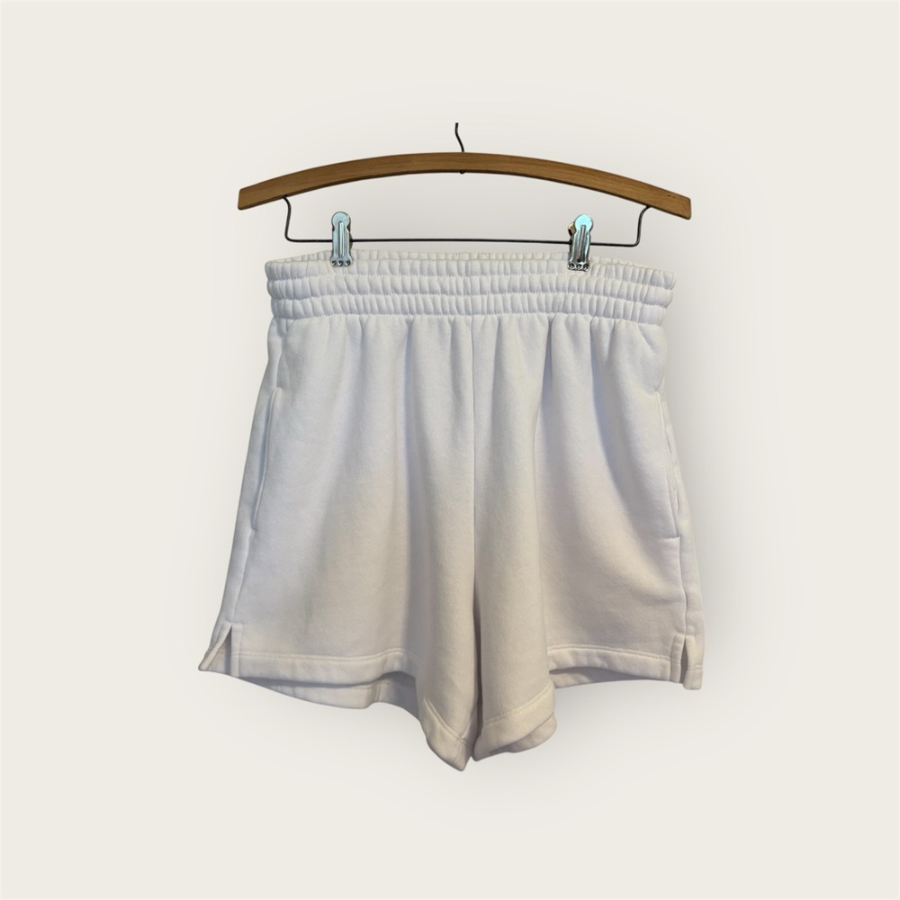 Abercrombie & Fitch White Sunday Sweat Shorts